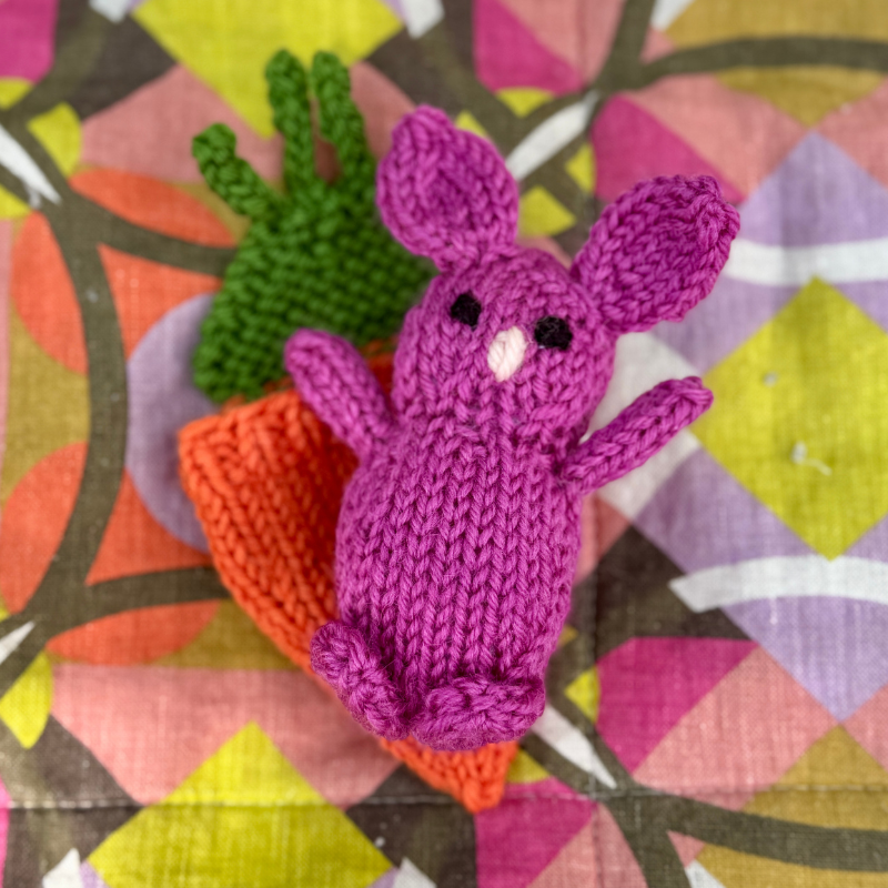 Bunny in Sleeping Bag