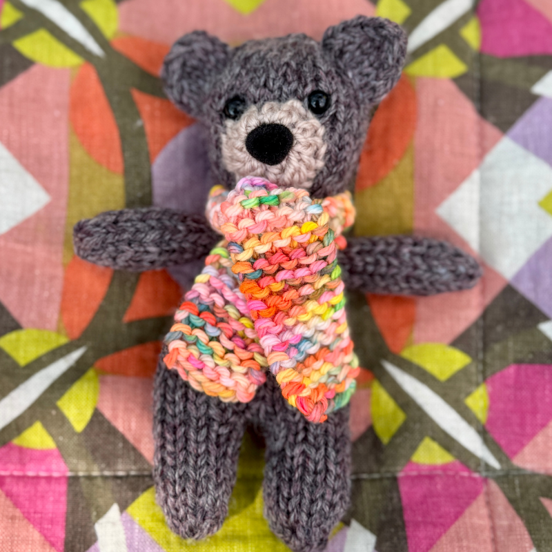 Teddybear - multi scarf