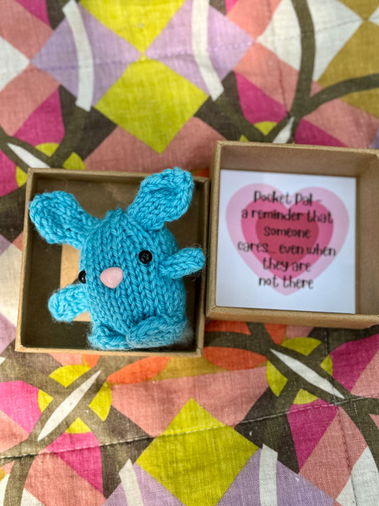 Pocket Bunny - Blue