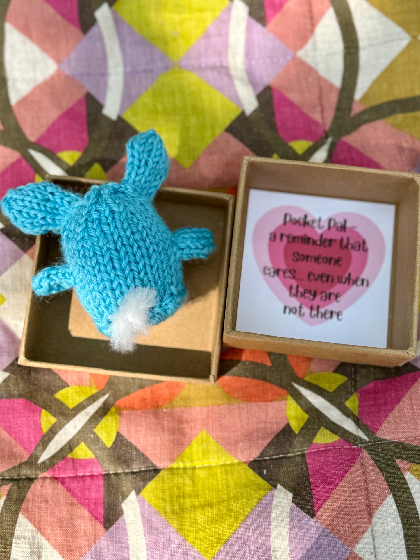 Pocket Bunny - Blue
